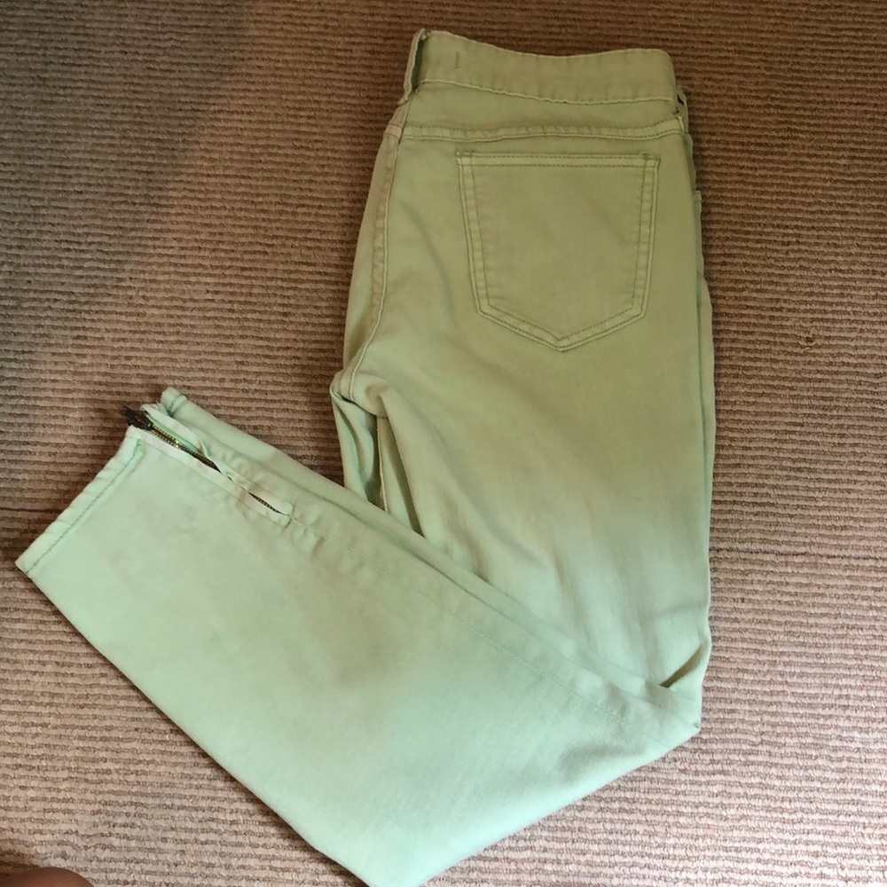 Light green free people jeans